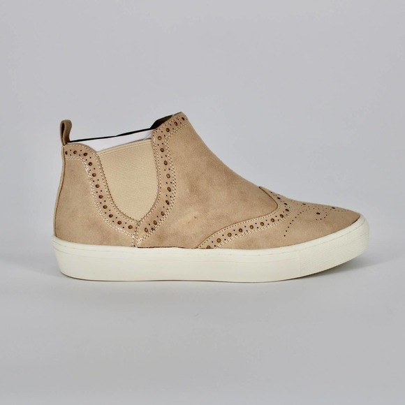 Seven Dials Darcy Suede Ankle Booties Women’s Size 7.5 in Nude NEW - Picture 1 of 8